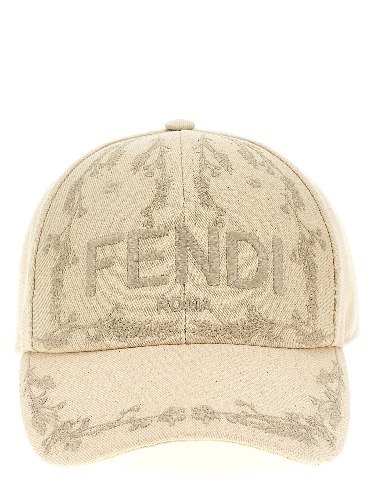 Fendi Roma Hats White - OS
