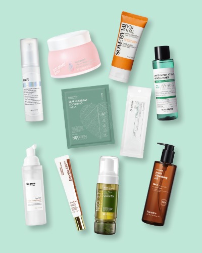 10-Step Korean Skincare Routine Set (Combination Skin Type)