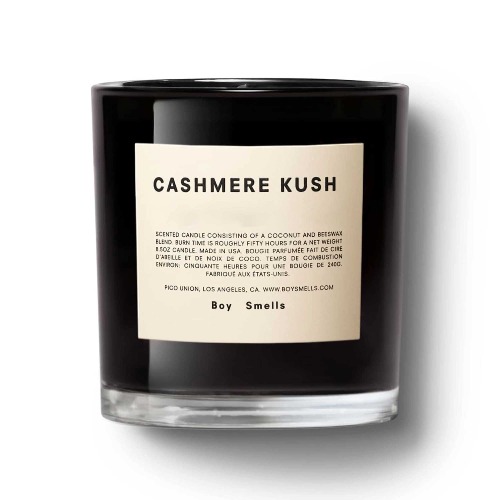 Cashmere Boy Smells Candle | 50 Hour Long Burn | Coconut & Beeswax Blend | Luxury Scented Candles for Home (8.5 oz) - Cashmere