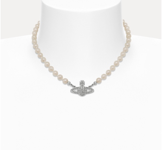 Vivienne Westwood Mini Bas Relief Pearl Choker