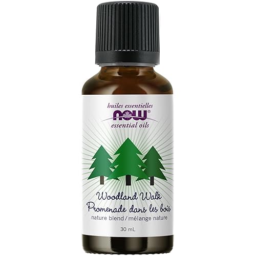 NOW Essential Oils, Woodland Walk Oil Blend, Calming Attributes with a Fresh and Woodsy Scent, Steam Distilled, 30mL