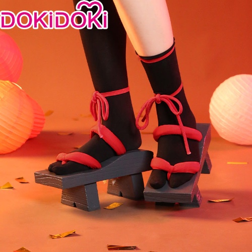 【Ready For Ship】DokiDoki-SR Game Genshin Impact  Yoimiya  Cosplay Costume | Shoes Only-S(EU 38)