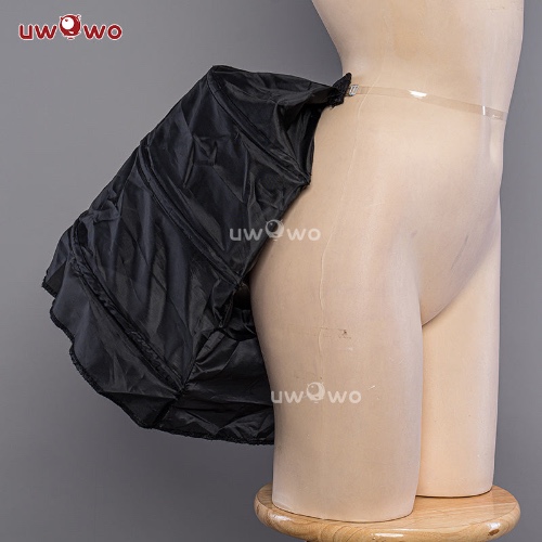 【Pre-sale】Exclusive Uwowo Genshin Impact Fanart Abyss Lumine Black Bunny Cosplay Costume - Petticoat
