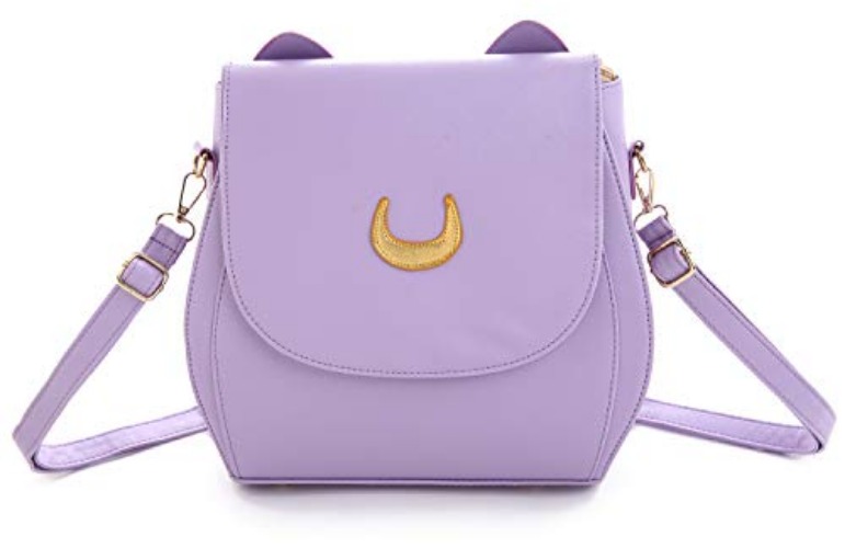 JHVYF Women's Fashion Top Handle Cute Cat Cross Body Shoulder Bags Girls Handbag - B1-purple