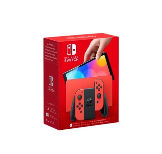 Nintendo Console Nintendo Switch - Modèle OLED Edition Mario (rouge) - Edition Mario (Rouge)