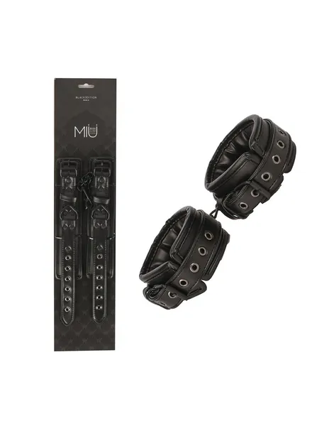 Menottes de luxe MIÜ de Black Edition qualité