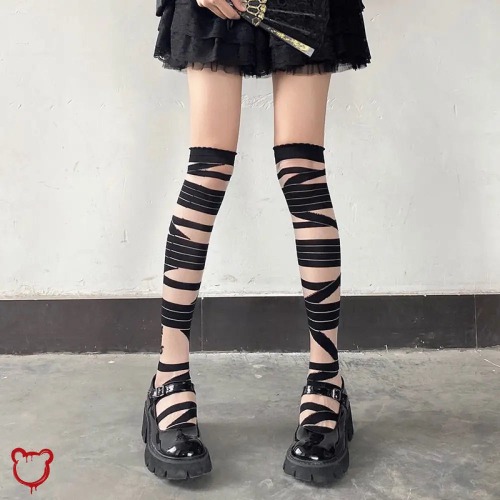 Lolita Knee Socks - Black