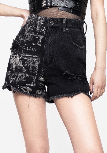 Heresy Spliced Mom Shorts | 34