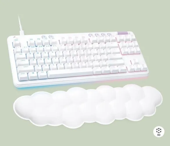 Logitech Gaming G713 Teclado para juegos - Blanco Español Lineal