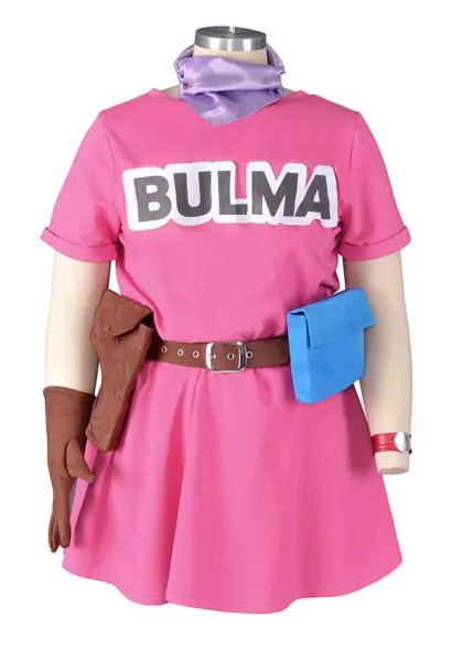 Plus Size Dragon Ball Bulma Cosplay Costume