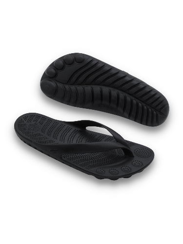 PIRATE BLACK FLIP FLOPS BY GUDO - 5 MEN / 7 WOMEN / 5 JUNIOR