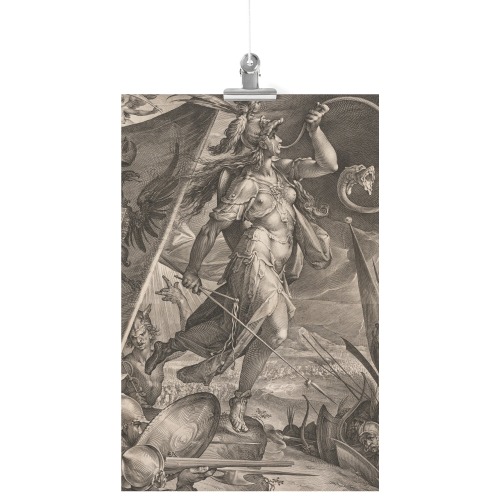 "Bellona Leading the Armies of the Emperor" Matte Poster - 11x17