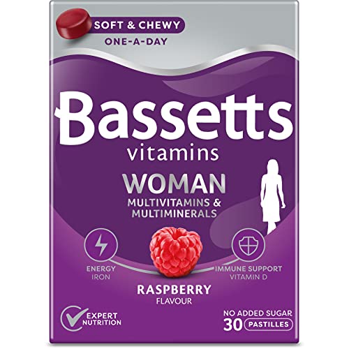 Bassetts Vitamins Woman Multivitamins & Multiminerals Raspberry Flavour 30 Gummy Pastilles