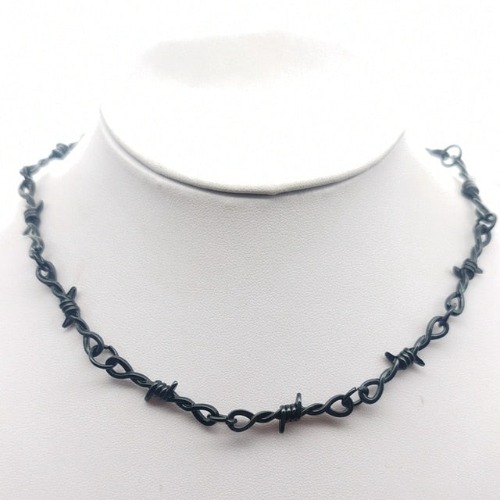 Black Barbed Wire Choker