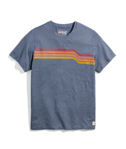 Sport Crew Graphic Tee in Black Iris | Marge / Black Iris