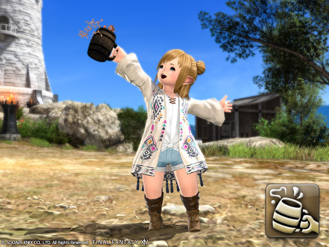 Emote: Toast | FINAL FANTASY XIV Online Store