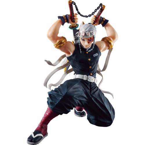 Bandai Spirits Ichibansho Ichiban - Demon Slayer: Kimetsu no Yaiba - Tengen Uzui - Things are Gonna Get Real Flashy from Right Now! - (Tengen Uzui is Here Figure - Black and White