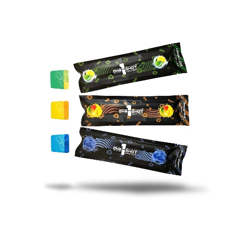 Energy Chew Sample Pack | 75mg Caffeine per Piece (18 Pieces - Pick Your Flavors) - Toxic Limeade / Blue Raspberry / Lemon Lime