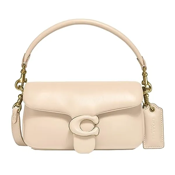 COACH Leather Covered C Closure Pillow Tabby Shoulder Bag 18