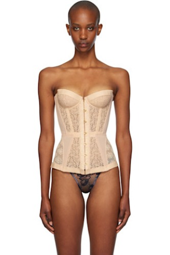 Agent Provocateur - Beige Mercy Corset
