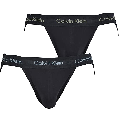 Calvin Klein Herren Sportunterwäsche (2er Pack) - L - B-tourmaline/ Pistache Logos