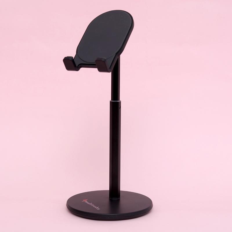 Multi-Angle Extendable Desk Phone Stand - Ink Black