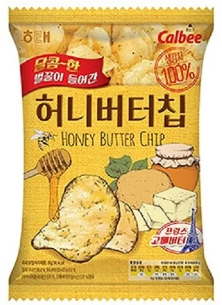 Haitai 2.11 Honey Butter Chip (60 g), 33.76 Ounce, (Pack of 16) - Honey Butter Chip (60 g) 2.11 Ounce (Pack of 16)
