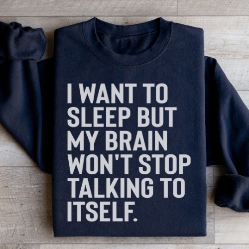 I Want To Sleep Sweatshirt - Black / 3XL