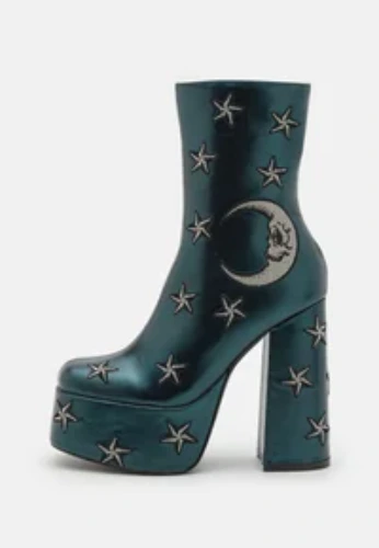 Koi Footwear DREAMS OF MOONCRAFT TEAL BOOTS - Platåstøvletter - teal/blå - Zalando.no
