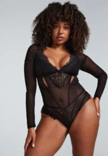 Hunkemöller ASTRID - Body - black/svart - Zalando.no