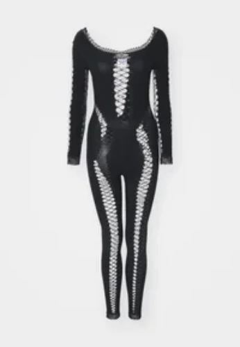 Sinead Gorey SEAMLESS CUT OUT  - Jumpsuit - black/svart - Zalando.no