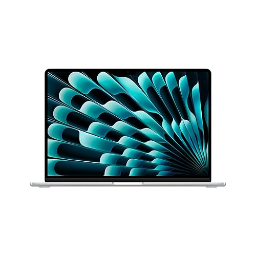 2024 Apple MacBook Air with Apple M3 Chip (15-inch, 16GB RAM, 512GB SSD Storage) (QWERTY English) Silver (Renewed) - 16GB RAM | 512GB SSD - Silver