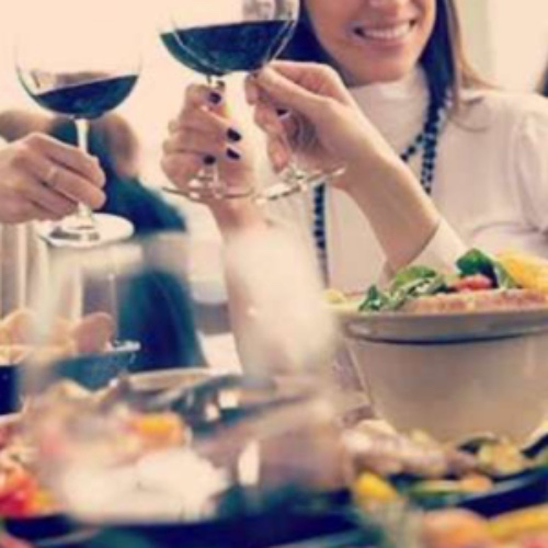 A dinner for me with my friends