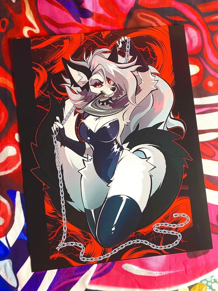 8.5 x 11 Hellhound Chain Print
