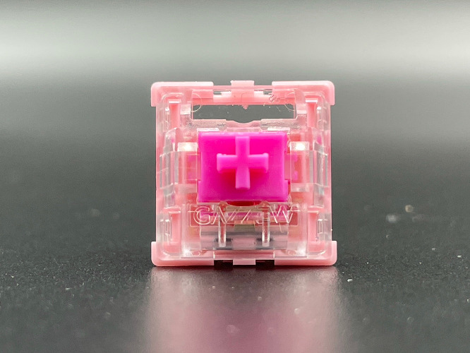 Gazzew's Bobagum Silent Linear switches | 55g no-slot RGB top