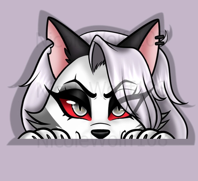 Loona Peeker Sticker