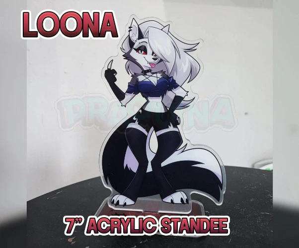 PREORDER // 7" Acrylic Standee: Loona from Helluva Boss 