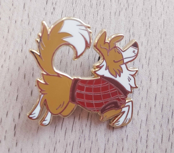 ENAMEL PIN⭐Naomi Romero's Red Border Collie | Default Title