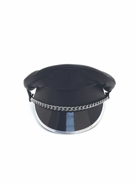 Mister B Casquette Police liseré Silver