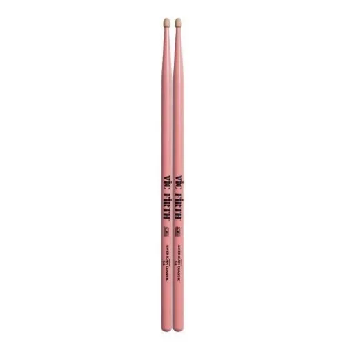 Vic Firth 5ap Baquetas 5a Punta De Madera Color Rosa
