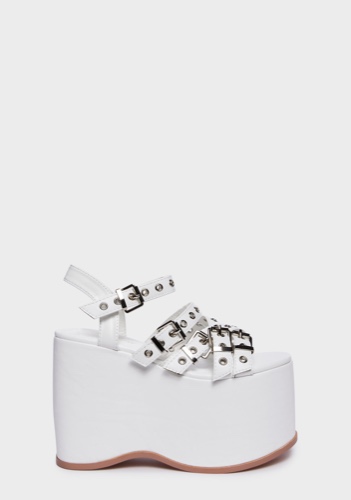 Too Good Wedge Heels - White | US 10