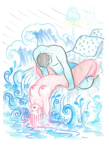 Piscean Lover | 17X22