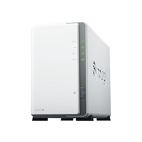 Synology 2-Bay DiskStation DS223j (Diskless) - DS223j - 2-bay; 1GB DDR4