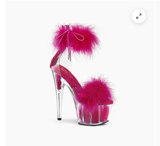 Hot pink fluffy pleasers 