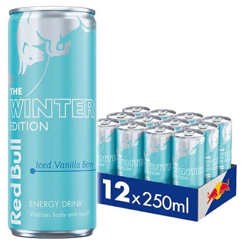Red Bull Winter Iced Vanilla Berry Edition, 12 x250 ml