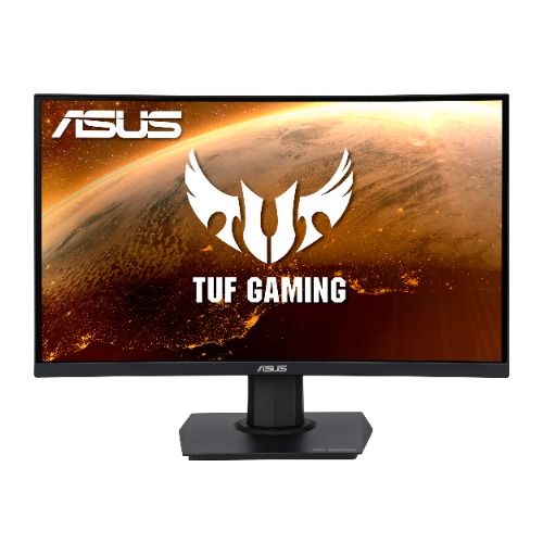 ASUS TUF Gaming 23.6" 1080P Curved Monitor (VG24VQE) - Full HD, 165Hz, 1ms, Extreme Low Motion Blur, Adaptive-Sync, FreeSync Premium, Shadow Boost, VESA Mountable, DisplayPort, HDMI