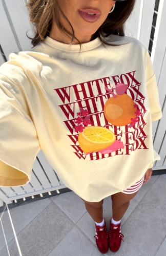 Oh So Sweet Oversized Tee Cream | L/XL