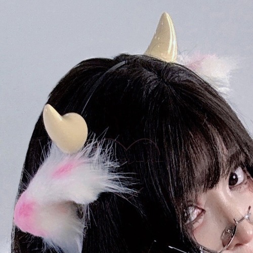 Cow Ears Headband - Pink