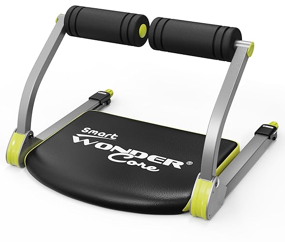 WONDER CORE SMART, Ab Workout Equipment, Sit Up Machine & Exercise Equipment, Ab Crunch Machine for Stomach Workout, Ab Core Trainer Abdominal Machine, Fitness Equipment for Home Gym - Green