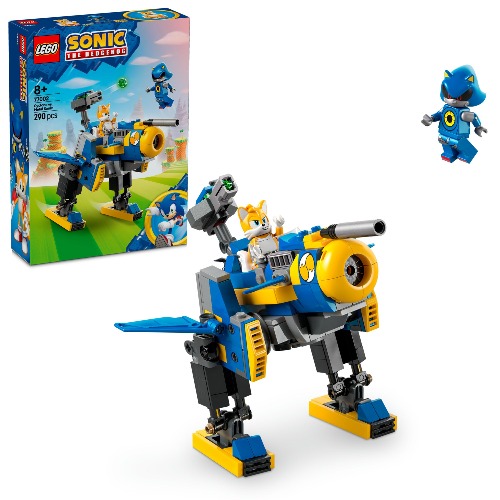 LEGO Sonic The Hedgehog Cyclone vs. Metal Sonic Toy for 8+ Year Old Boys & Girls, Building Set with a Mech Action Figure and 2 Video Game Character Minifigures, Kids Toy for Gamers 77002